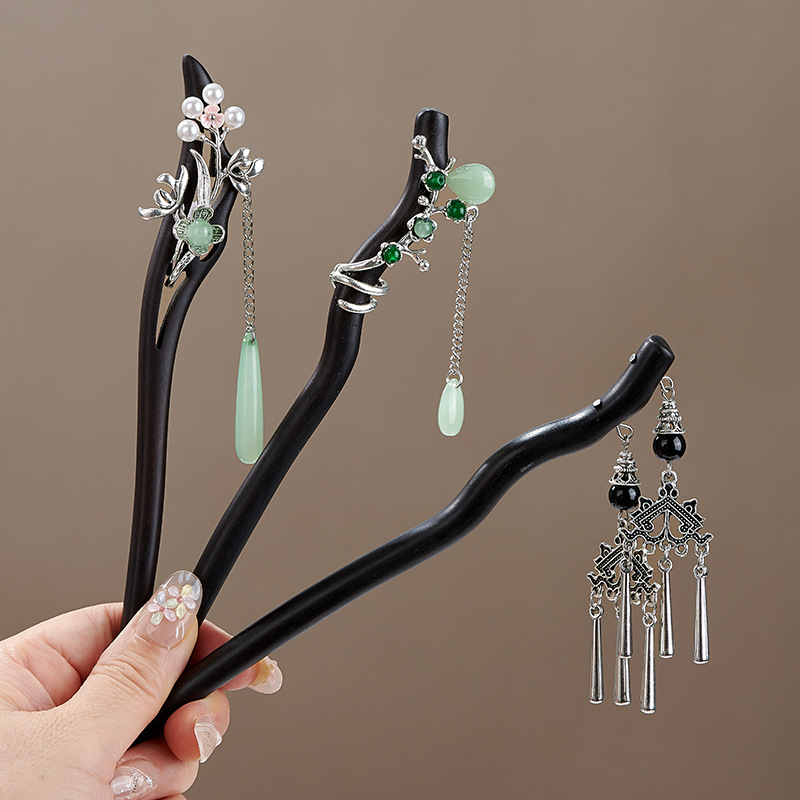 New Chinese style ebony hairpi - Hanbok Hair Pin review and price