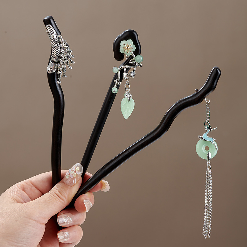 New Chinese style ebony hairpi - Hanbok Hair Pin review and price