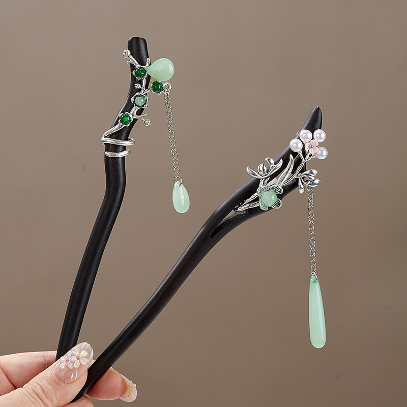 New Chinese style ebony hairpi - Hanbok Hair Pin review and price
