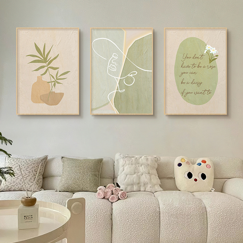 Wooden Cream Style Abstract Li - Korean Lifestyle Aesthetic review and price