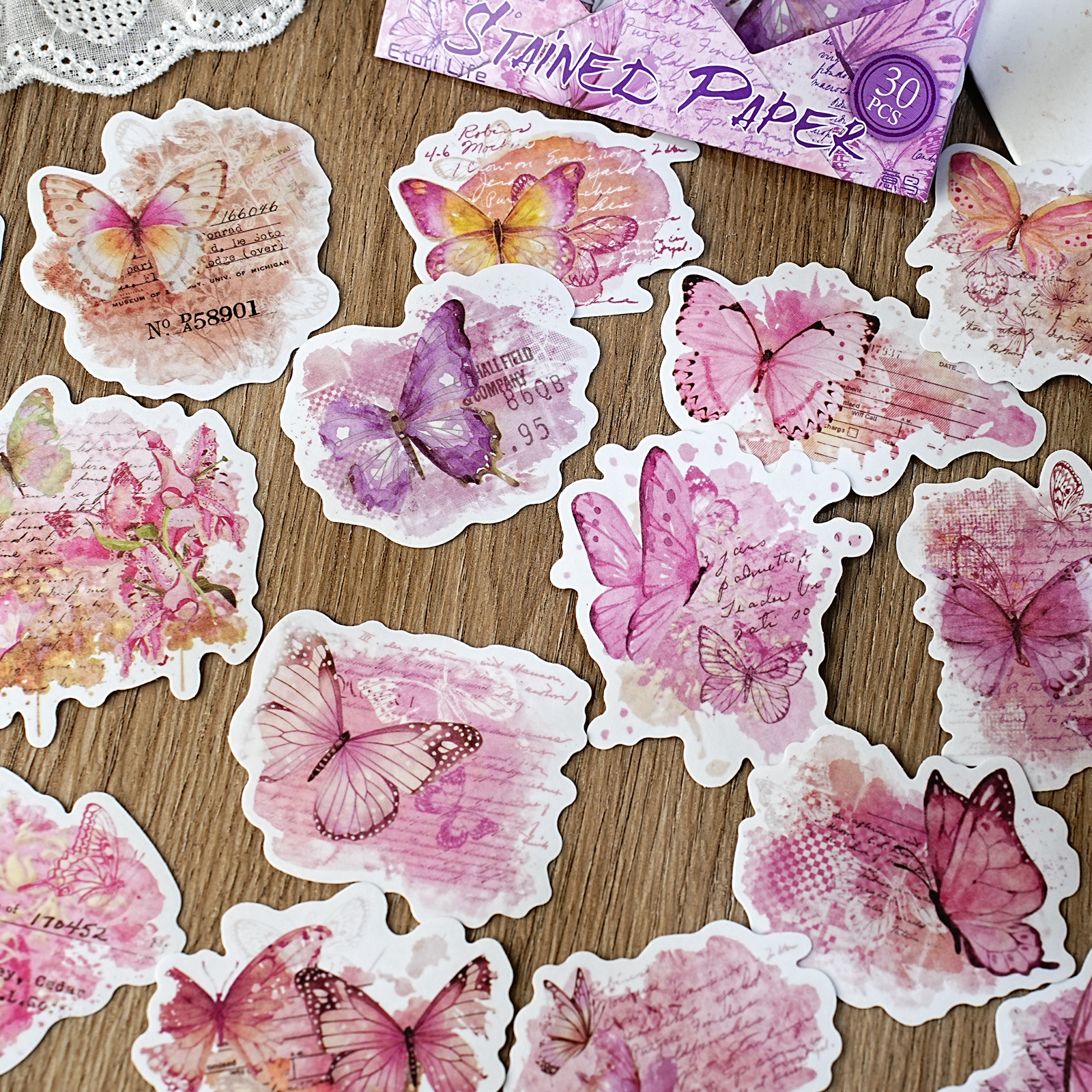 Etori Life Pink Watercolor But - Lifestyle In Korean review and price