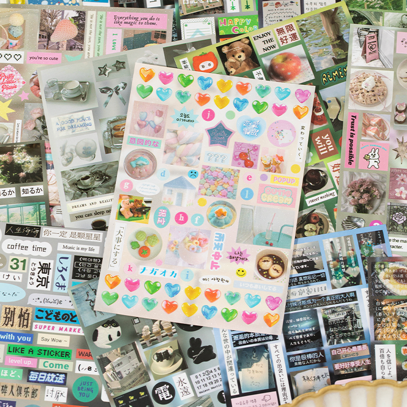 30Sheets Sticker Book Mist Rai - Korean Lifestyle Book review and price