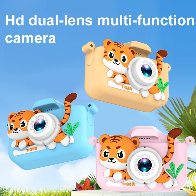 Kids Mini Camera Cartoon Tiger - Korean Lifestyle Video review and price