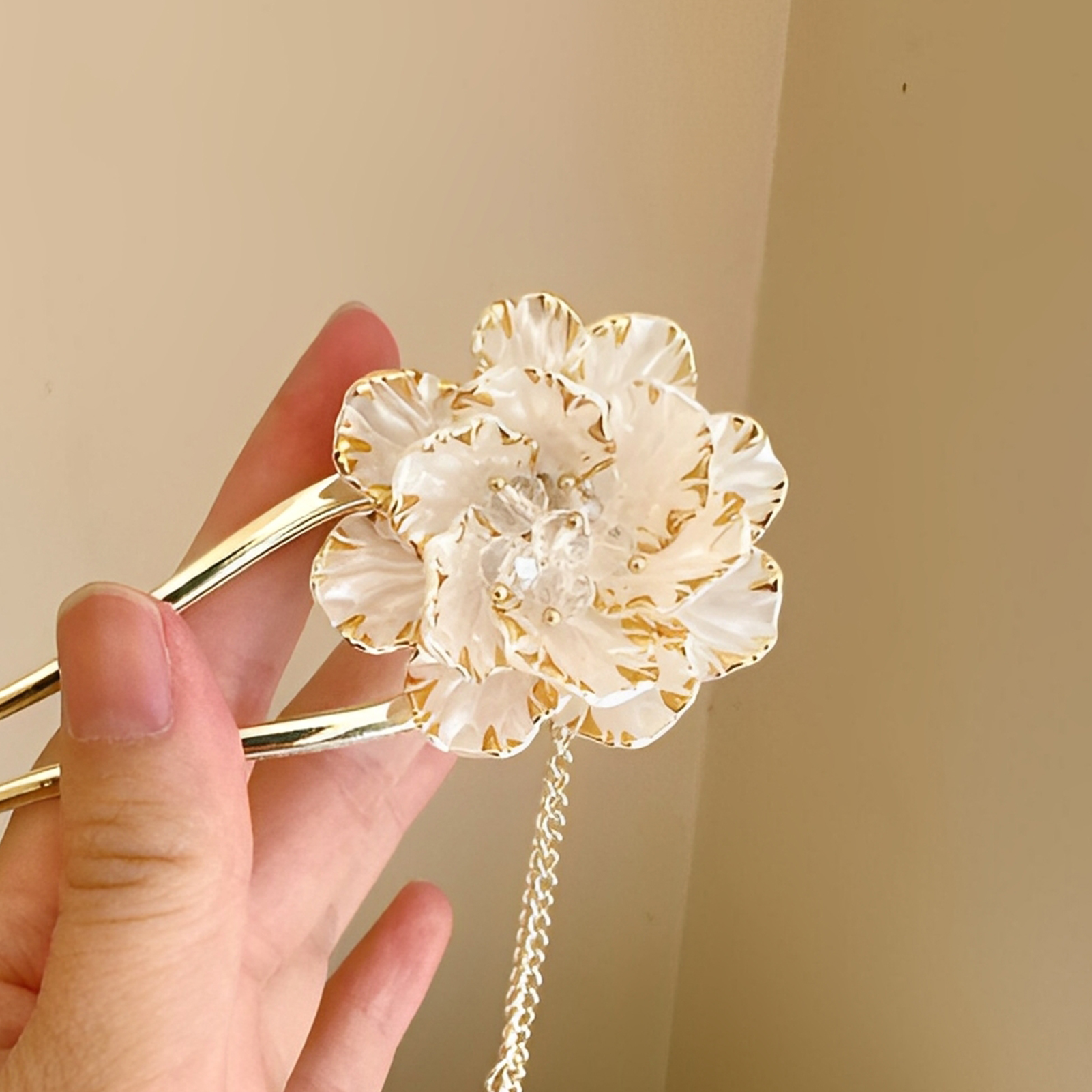 Elegant Hair Stick Peony Flowe - Hanbok Hair Pin review and price