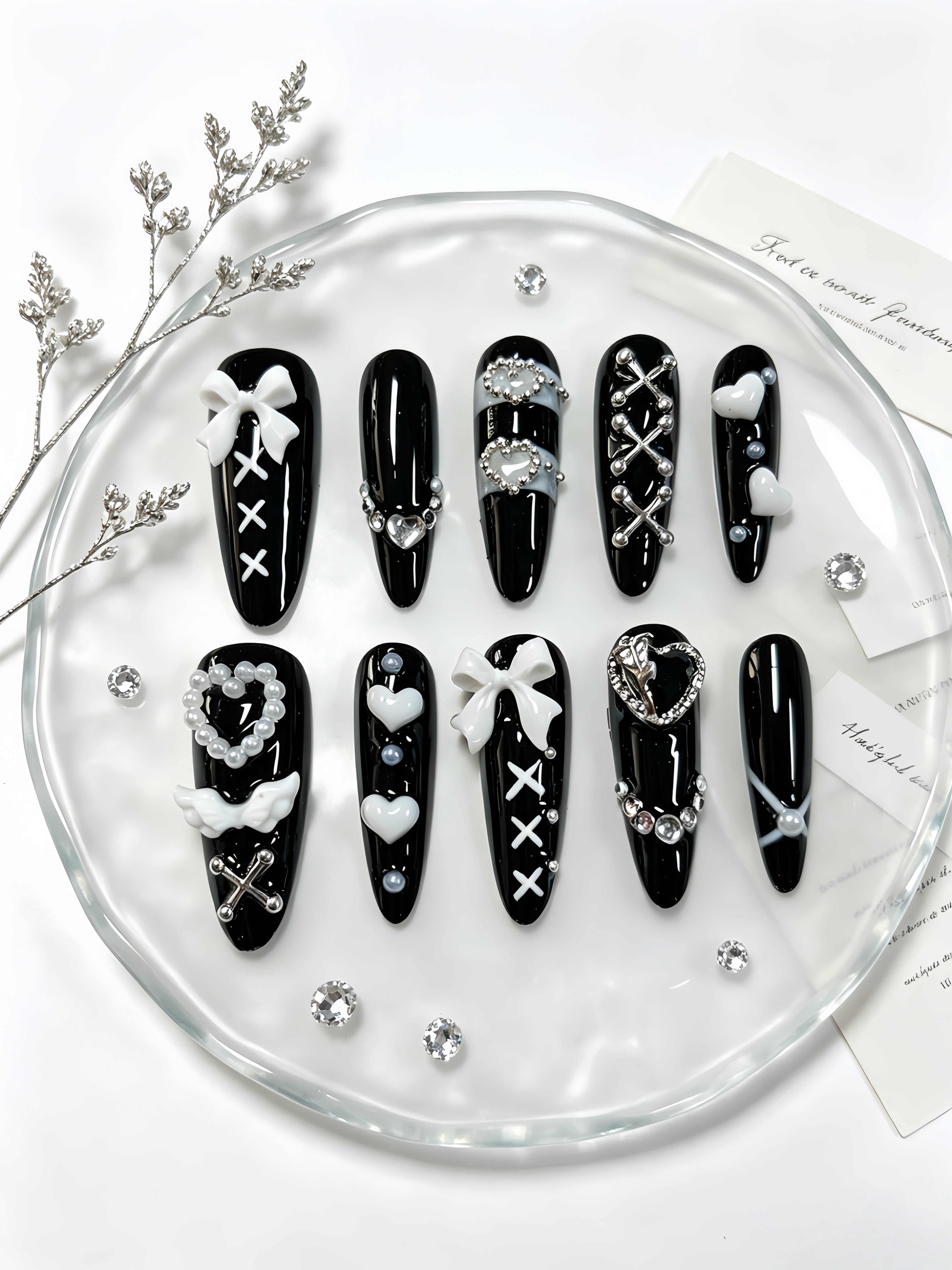 10 Long Black and White Minima - Korean Daily Lifestyle review and price
