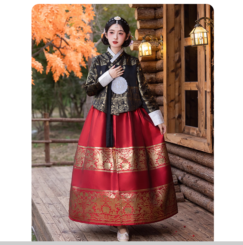 Ethnic style retro Hanbok temp - Korean Women Lifestyle review and price