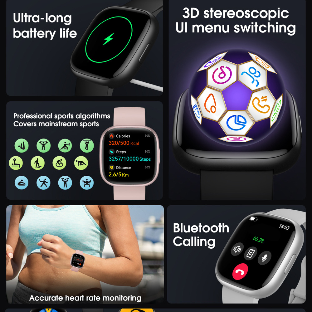 Outdoor Multi-function Smartwa - Korean Women Lifestyle review and price