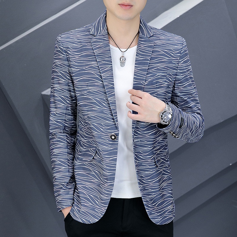 Slim Fit Short Men's Suit Jack - Lifestyle In Korean review and price