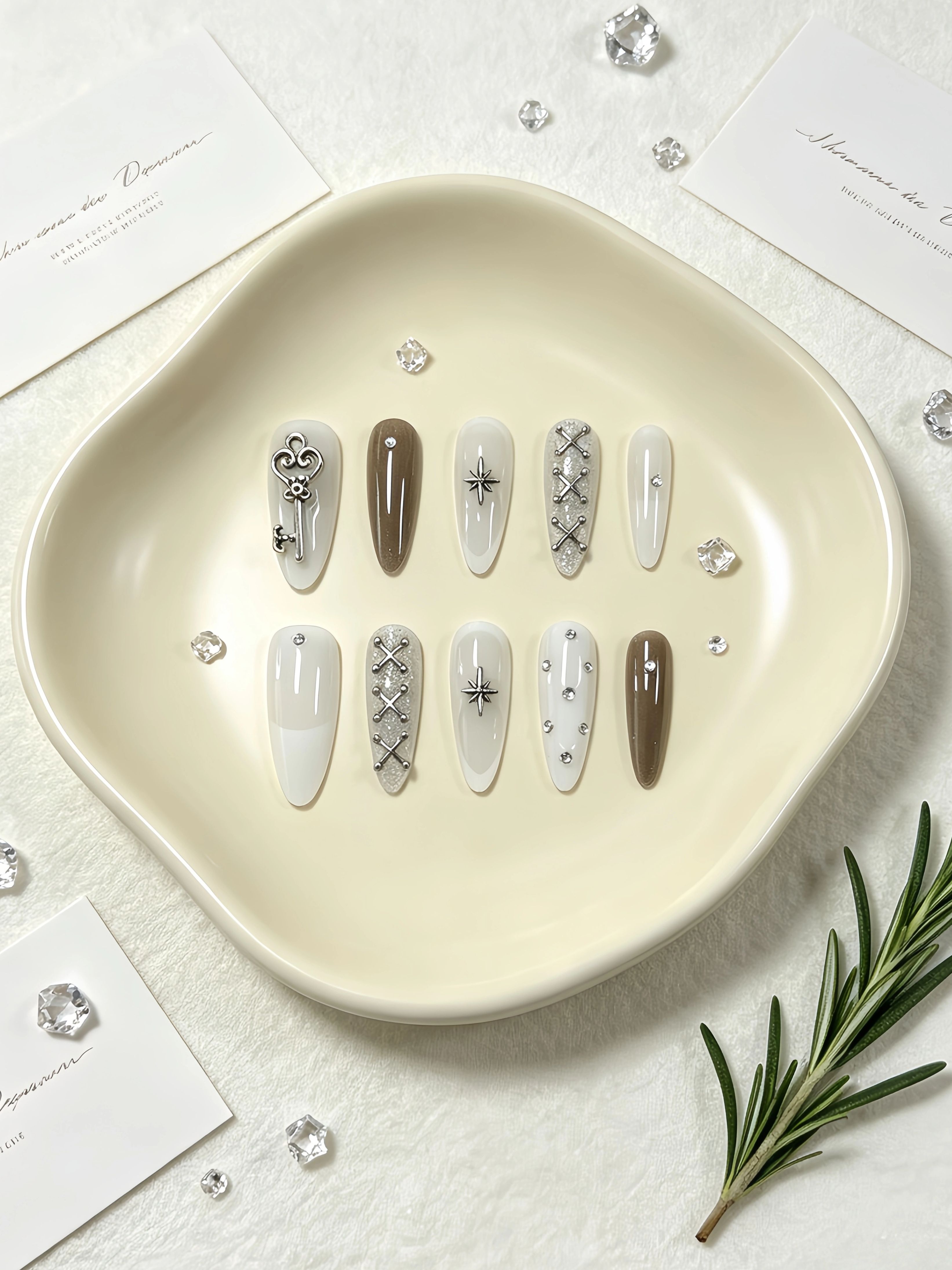 10 Long Waterdrop-Shaped Press - Korean Lifestyle Student review and price